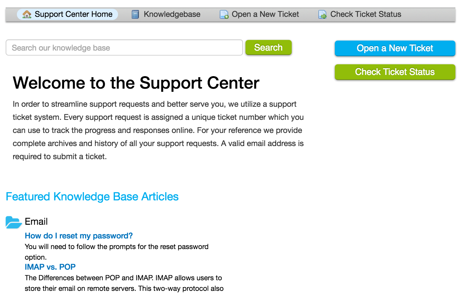 FAQ Center